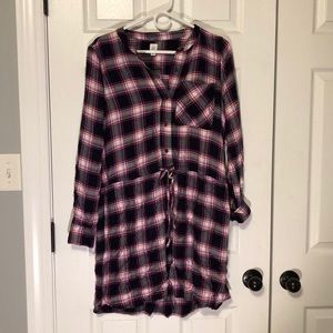 🌟BOGO Gap Light Flannel Dress